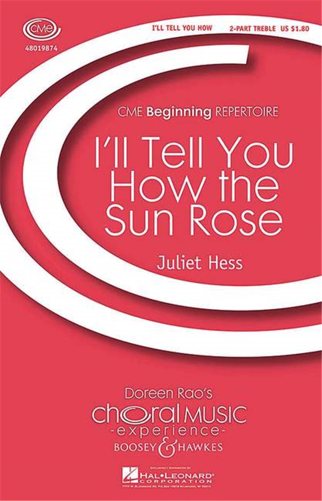I'll Tell You How the Sun Rose